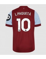 West Ham United Lucas Paqueta #10 Domácí Dres 2023-24 Krátký Rukáv